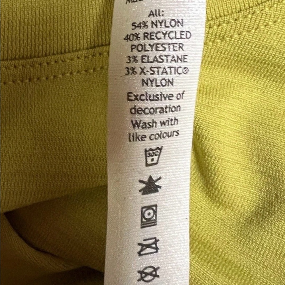 Lululemon Swiftly Tech Long Sleeve Top Women’s size 8 Pear Yellow Green - Picture 9 of 9